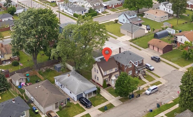 1512 Marion Ave, Lincoln Park, MI 48146 - aerial view of residential area