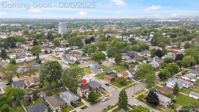 1512 Marion Ave, Lincoln Park, MI 48146 - aerial perspective of suburban area