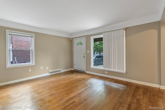 11727 Virgil, Redford, MI 48239 - spare room featuring wood finished floors and baseboards