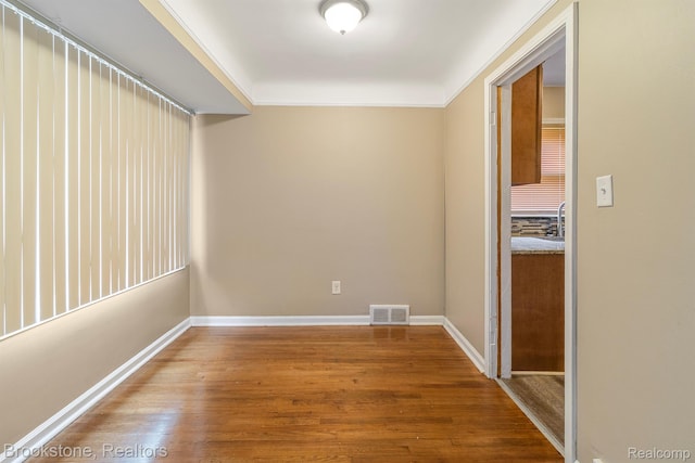 11727 Virgil, Redford, MI 48239 - empty room with wood finished floors and baseboards