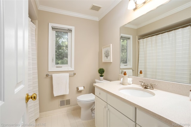 45330 Stonehedge Dr Unit 2, Plymouth, MI 48170 - full bath featuring vanity, crown molding, and tile patterned floors