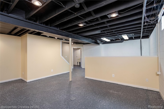 45330 Stonehedge Dr Unit 2, Plymouth, MI 48170 - finished basement featuring baseboards