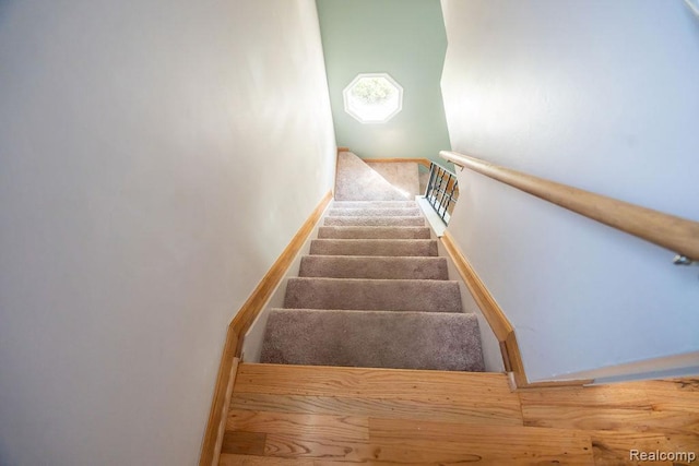 15065 Westlake St, Taylor, MI 48180 - stairs with carpet floors and baseboards