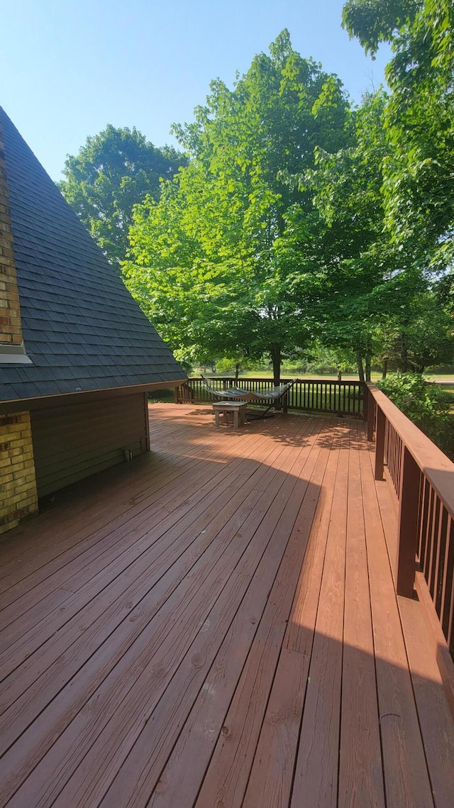 11390 Patterson Rd, Ravenna, MI 49451 - view of wooden terrace
