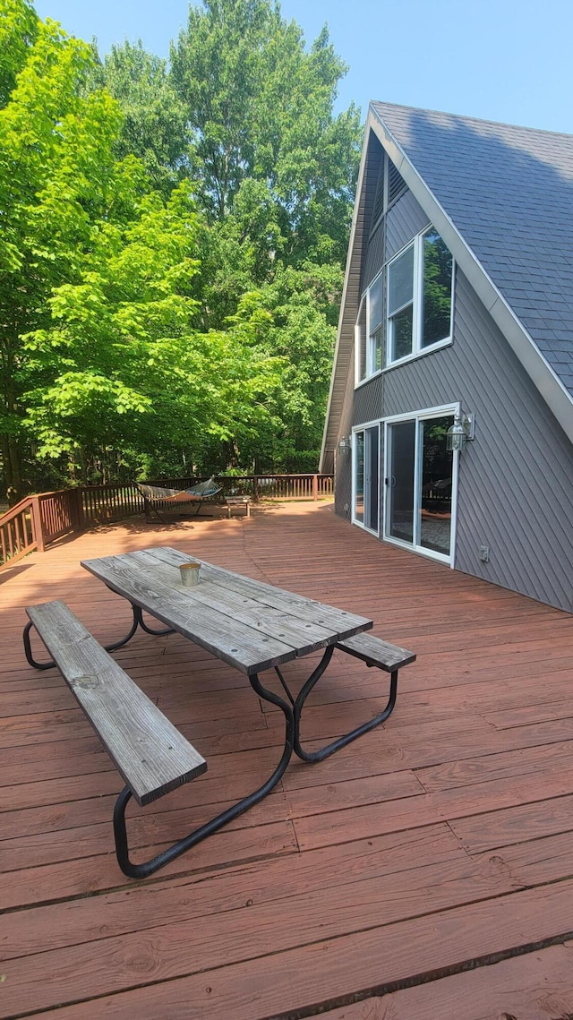 11390 Patterson Rd, Ravenna, MI 49451 - view of deck