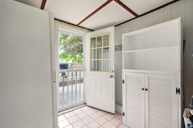 2877 Bessemer Rd, Coloma, MI 49038 - doorway featuring light tile patterned floors
