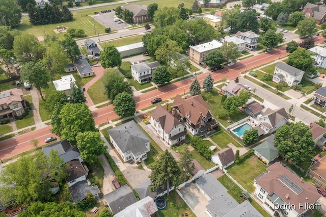 216 E Main St, Ionia, MI 48846 - aerial view of property's location with nearby suburban area