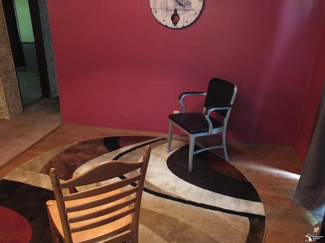 411 Norwood Dr, Monroe, MI 48161 - sitting room with wood finished floors