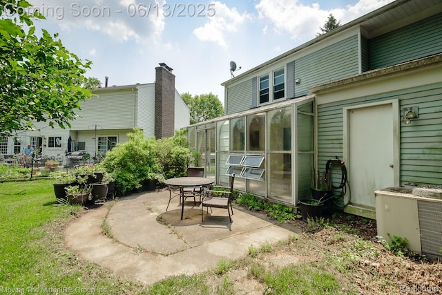 5590 Bayswater Rd, West Bloomfield, MI 48322 - view of patio / terrace featuring a sunroom