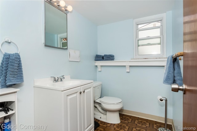 32712 Columbus Dr, Warren, MI 48088 - half bathroom with vanity and toilet