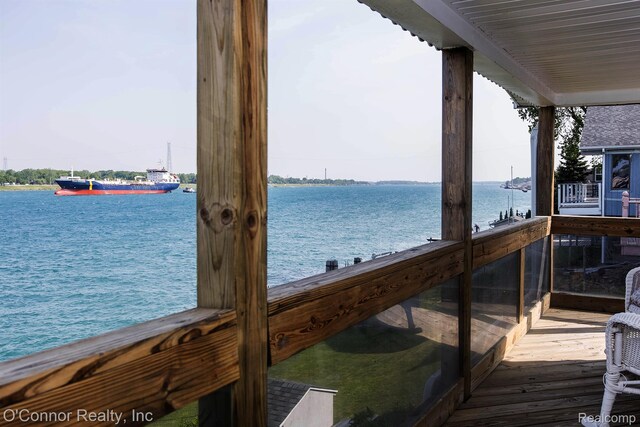 105 Gratiot Blvd, Marysville, MI 48040 - dock featuring a water view
