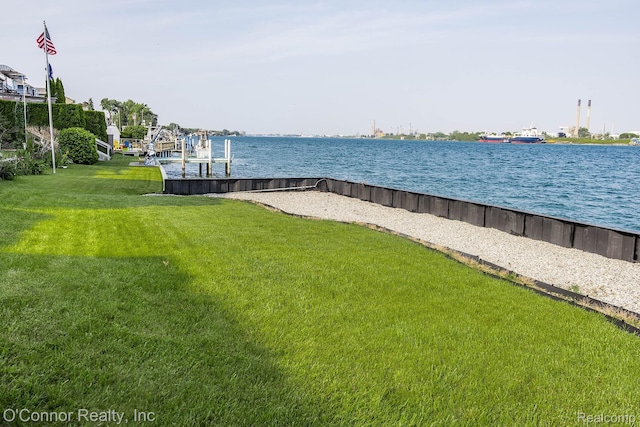 105 Gratiot Blvd, Marysville, MI 48040 - water view with a dock