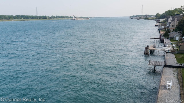 105 Gratiot Blvd, Marysville, MI 48040 - water view with a boat dock