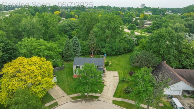 1633 Fleetwood Dr, Troy, MI 48098 - aerial view