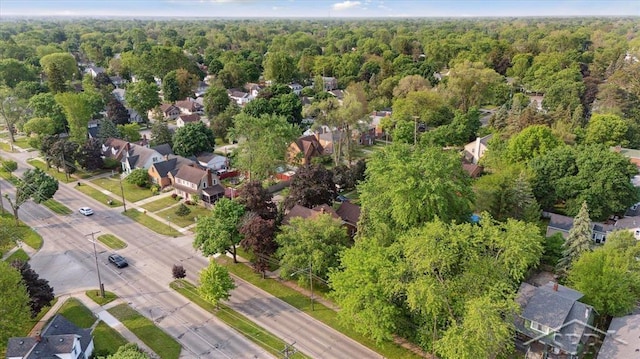 2505 Court St, Saginaw, MI 48602 - aerial view of residential area featuring a forest