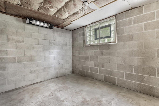 12270 Linden Ave, Sawyer, MI 49125 - below grade area with concrete block wall