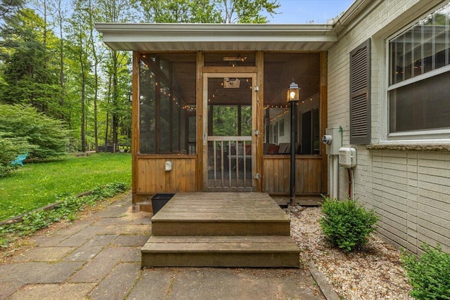 12270 Linden Ave, Sawyer, MI 49125 - property entrance with a lawn