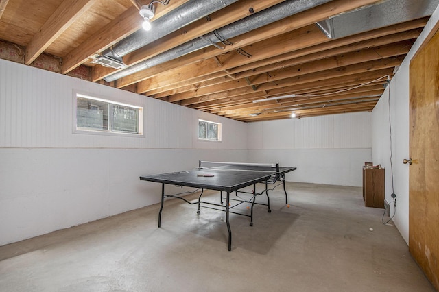 7362 30th St SE, Ada, MI 49301 - recreation room with concrete floors