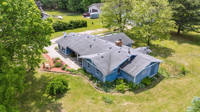 50902 Magician Lk Rd, Dowagiac, MI 49047 - view of subject property with a tree filled landscape