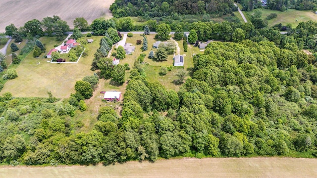 50902 Magician Lk Rd, Dowagiac, MI 49047 - aerial view of a heavily wooded area