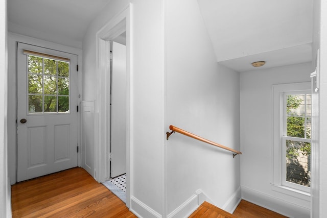 1512 Shadford Rd, Ann Arbor, MI 48104 - doorway featuring light wood finished floors and baseboards
