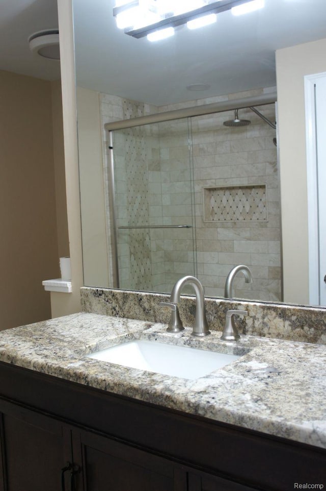 1616 Mark Hopkins Rd, Bloomfield Hills, MI 48302 - full bath with vanity and a stall shower
