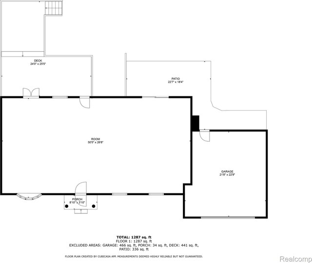 1616 Mark Hopkins Rd, Bloomfield Hills, MI 48302 - floor plan / room layout