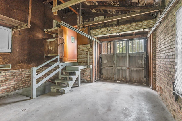 810 N Superior St, Albion, MI 49224 - view of garage