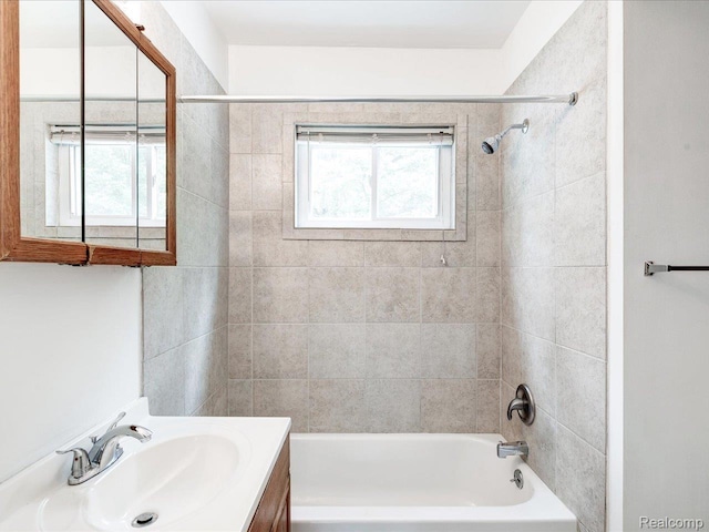 641 Michigan Ave, Marysville, MI 48040 - bathroom featuring shower / washtub combination and vanity