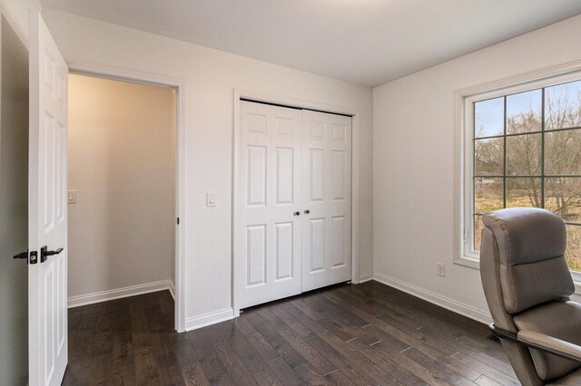 1200 Schuring Rd, Portage, MI 49024 - unfurnished office featuring dark wood finished floors and baseboards