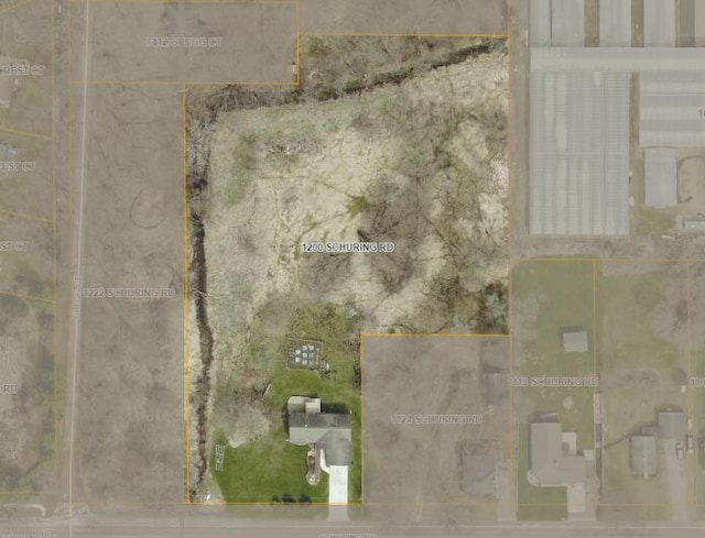 1200 Schuring Rd, Portage, MI 49024 - map of property location with property boundaries highlighted