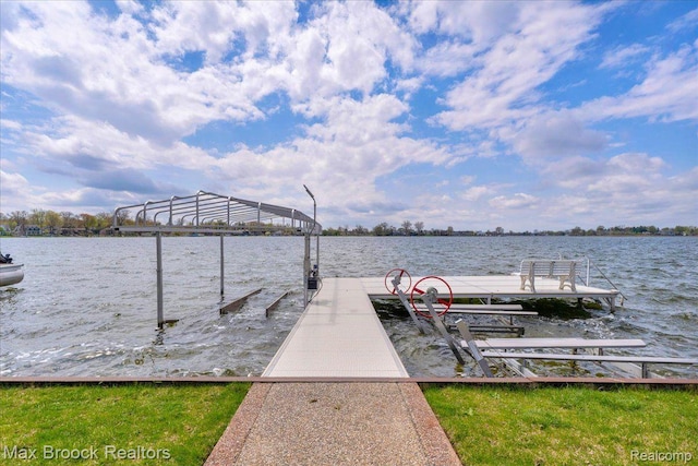 985 James K Blvd, Pontiac, MI 48341 - dock featuring a water view