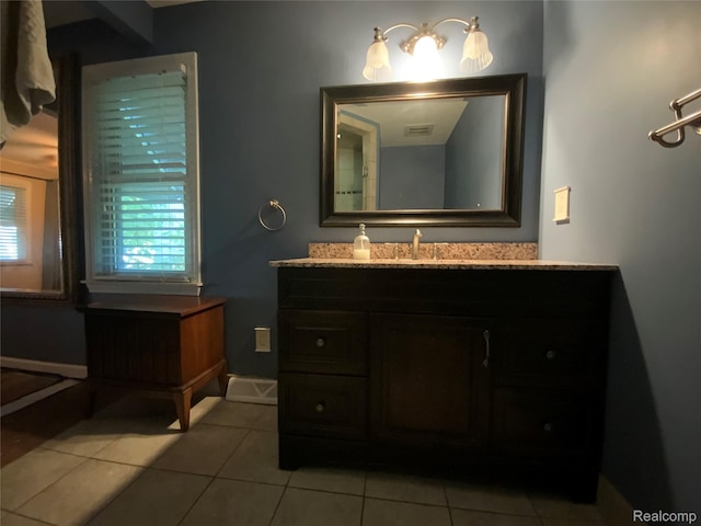 3255 Goodrich St, Ferndale, MI 48220 - bathroom featuring vanity and tile patterned flooring