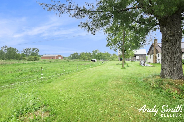 9386 N Vandecar Rd, Farwell, MI 48622 - view of yard with a view of countryside