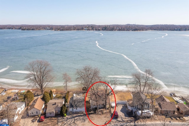 2830 N Duck Lake Rd, Highland, MI 48356 - water view featuring nearby suburban area