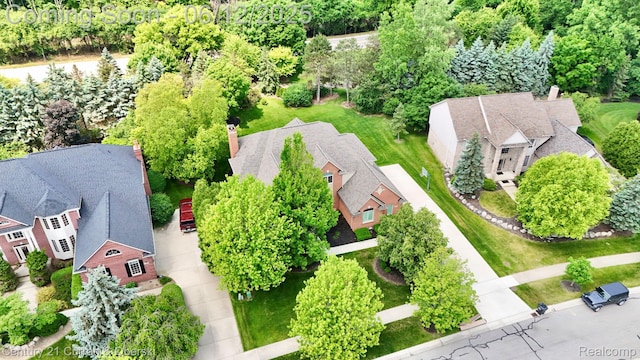 44251 Deep Hollow Cir, Northville, MI 48168 - aerial view of property and surrounding area