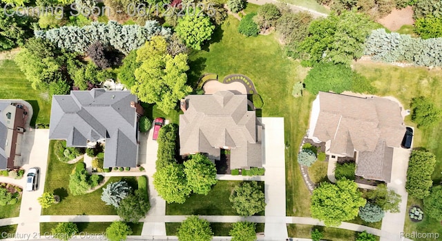44251 Deep Hollow Cir, Northville, MI 48168 - aerial view