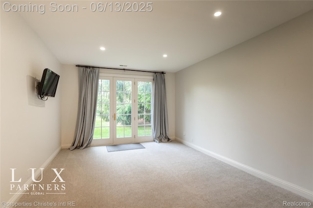 2937 Turtle Pond Ct, Bloomfield Hills, MI 48302 - spare room with recessed lighting and carpet