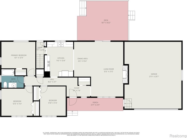 30060 Eastfield St, Farmington Hills, MI 48334 - view of floor plan / room layout