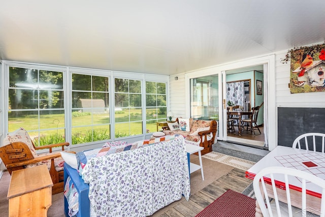 3077 Edson St, Coleman, MI 48618 - sunroom / solarium with outdoor dining space