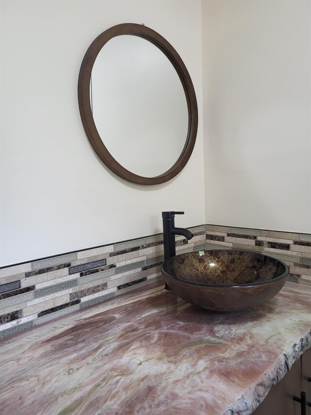 1010 S Pearce St, Owosso, MI 48867 - bathroom featuring a sink