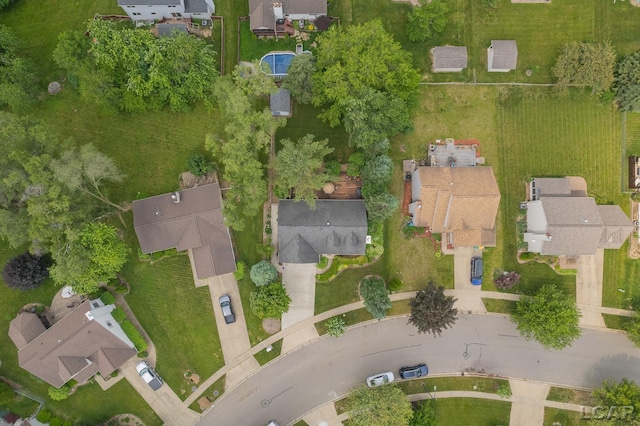 1377 Maplewood Dr St, Saline, MI 48176 - aerial perspective of suburban area