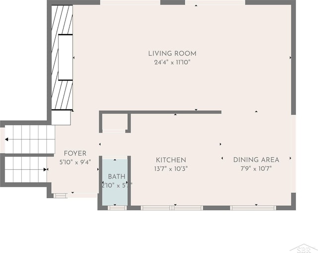 1449 Sauk Ln, Saginaw, MI 48638 - view of floor plan / room layout
