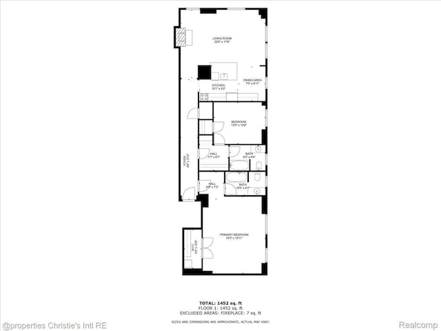 15 E Kirby St Unit 304, Detroit, MI 48202 - room layout