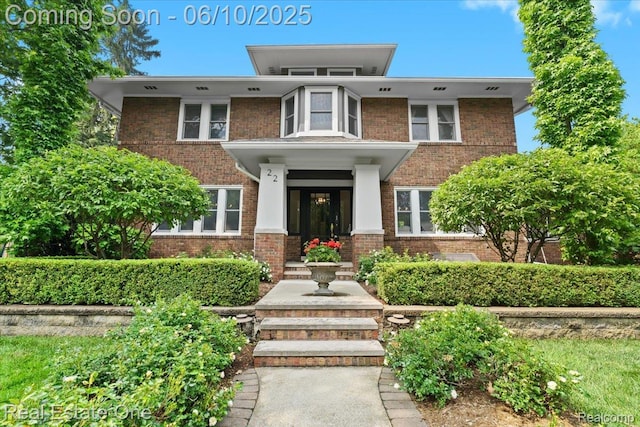 22 Elm Park Blvd, Pleasant Ridge, MI 48069 - view of front of home featuring brick siding