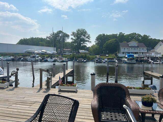144 Dunkley Ave Unit 4, South Haven, MI 49090 - dock with a water view
