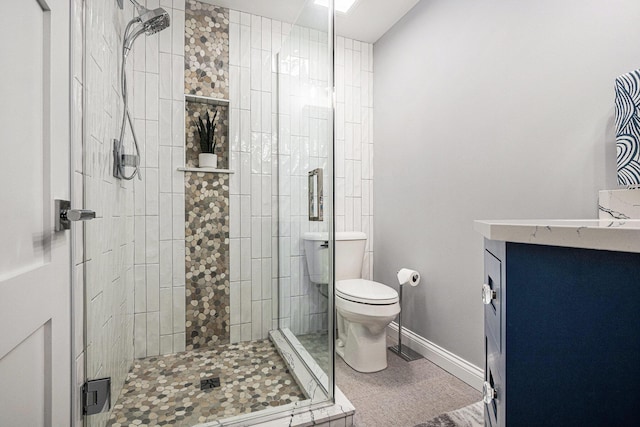144 Dunkley Ave Unit 4, South Haven, MI 49090 - bathroom featuring a shower stall and vanity
