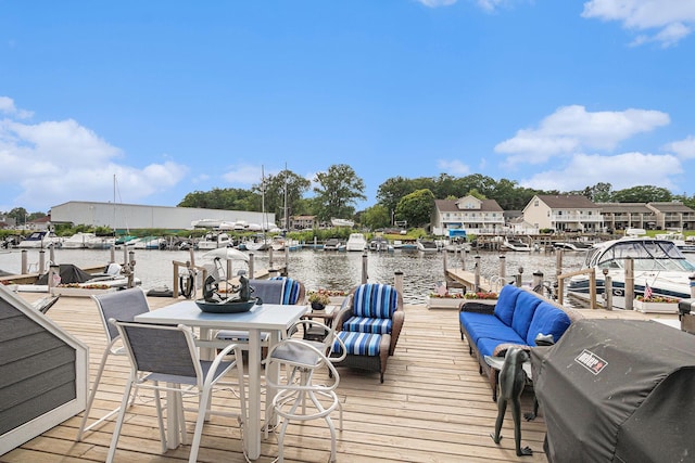 144 Dunkley Ave Unit 4, South Haven, MI 49090 - dock with a water view