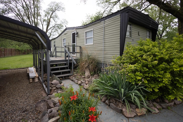 425 Clinton St, Mendon, MI 49072 - view of side of property