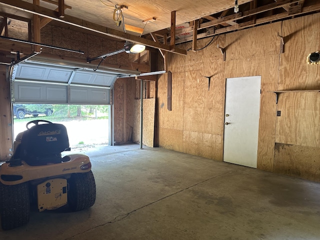 5649 W 76th St, Baldwin, MI 49304 - garage with a garage door opener